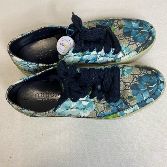 GUCCI
GUCCI MEN'S BLOOM FLOWER PRINT BLUE SUPREME GG CANVAS SNEAKER SHOES 9.5 - Picture 5 of 14